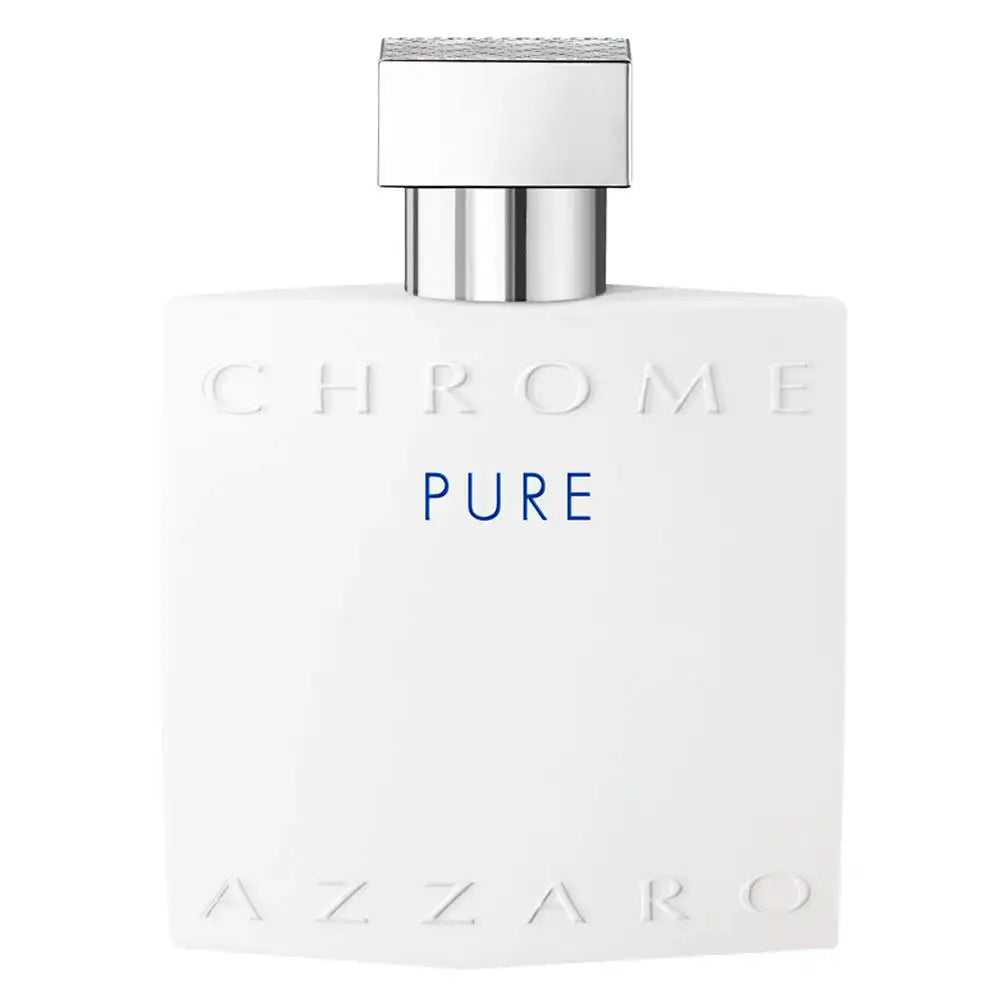 Azzaro Chrome Pure Eau de Toilette — Mens Cologne — Citrus, Oriental & Woody Fragrance