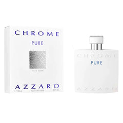 Azzaro Chrome Pure Eau de Toilette — Mens Cologne — Citrus, Oriental & Woody Fragrance